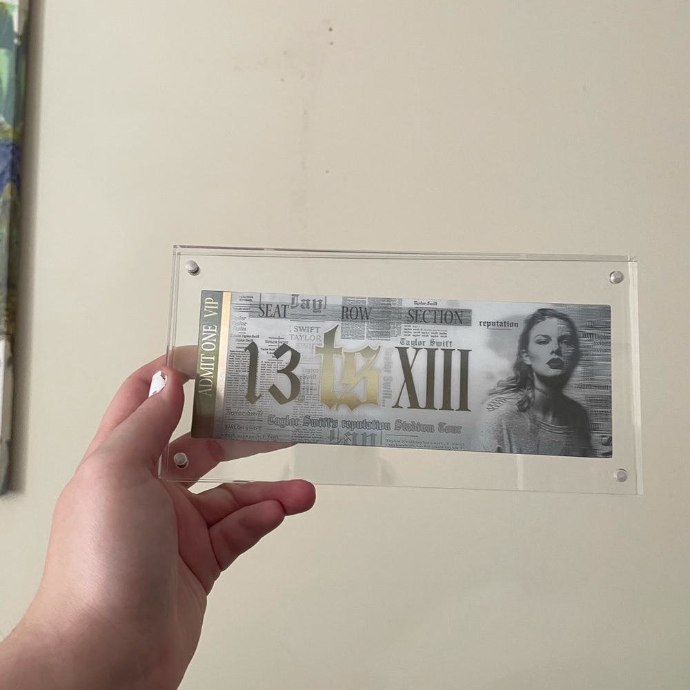 ts holographic ticket rep tour